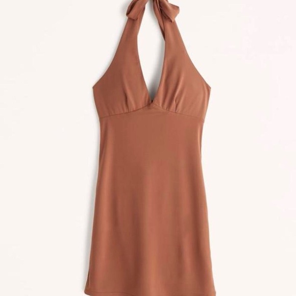 Abercrombie & Fitch Halter Neck Mini Dress - Picture 1 of 10